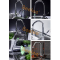 Kitchen Faucet LED Single Black Handle Sink Chromed Pull out Colored Kitchen Faucet